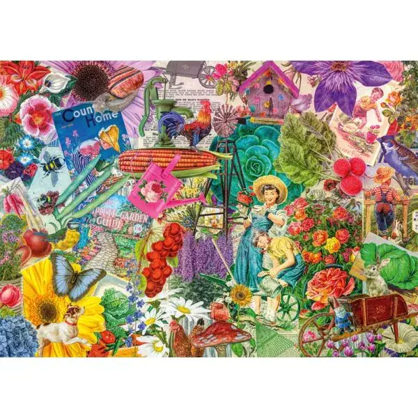 Schmidt Spiele Happy Gardening, 1.000 Teile Puzzle Cyber Monday