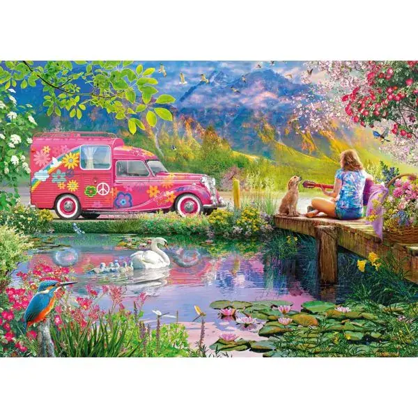 Schmidt Spiele Peace on Earth, 1.000 Teile Puzzle Weihnachtsangebot