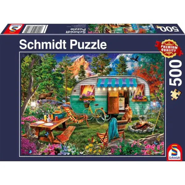 Schmidt Spiele Camper-Romantik, 500 Teile Puzzle Muttertagsangebot