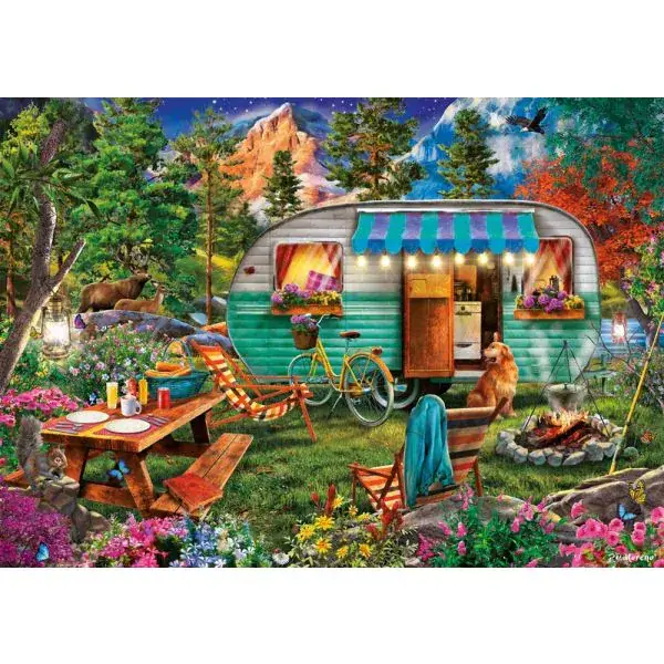 Schmidt Spiele Camper-Romantik, 500 Teile Puzzle Muttertagsangebot