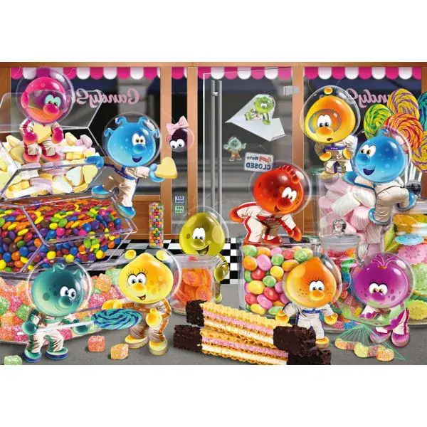 Schmidt Spiele SpaceBubble.Club: Happy Together im Candy Store, 1.000 Teile Puzzle Valentinstagsangebot