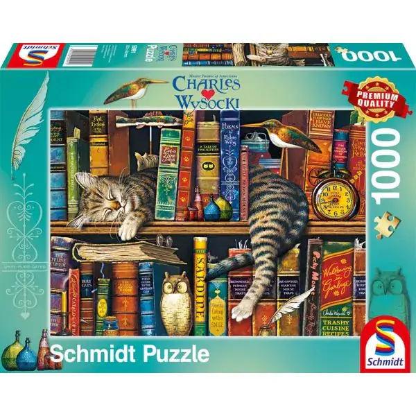 Schmidt Spiele Charles Wysocki: Frederick, der Literat, 1.000 Teile Puzzle Große Rabatte