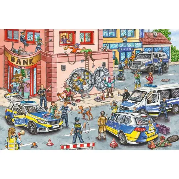 Schmidt Spiele Polizeieinsatz, 100 Teile Kinderpuzzle Bestseller
