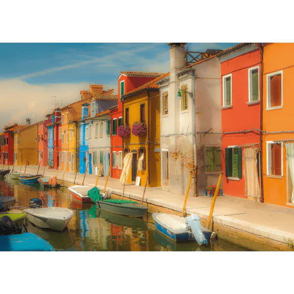 Schmidt Spiele Bunte Häuser der Insel Burano, 1.000 Teile Puzzle Kostenloser Versand international