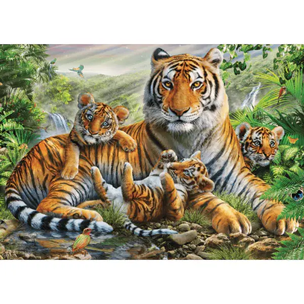 Schmidt Spiele Tiger und Welpen, 1.000 Teile Puzzle Im Verkauf
