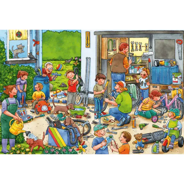 Schmidt Spiele Wo ist die kleine Bohrmaschine? 3x24 Teile Kinderpuzzle 2025