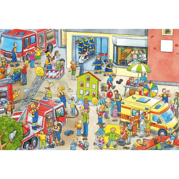 Schmidt Spiele Wo ist das blaue Auto? 3x24 Teile Kinderpuzzle Online