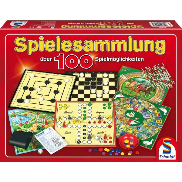 Schmidt Spiele Spielesammlung - 100 Spielmöglichkeiten Flash Sale