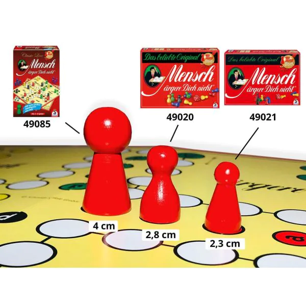 Schmidt Spiele Mensch ärgere Dich nicht® mit großen Spielfiguren Weihnachtsangebot