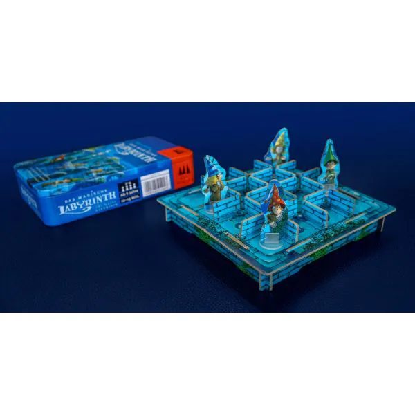 Schmidt Spiele Drei Magier®: Das magische Labyrinth, Reisespiel in der Metalldose Heißer Verkauf