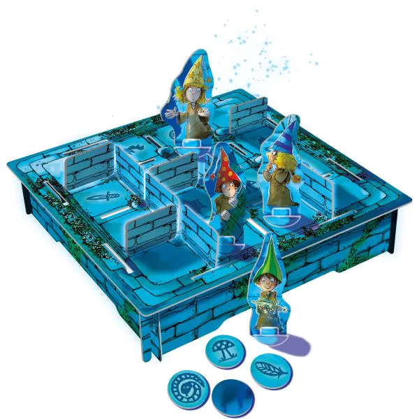 Schmidt Spiele Drei Magier®: Das magische Labyrinth, Reisespiel in der Metalldose Heißer Verkauf
