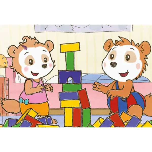 Schmidt Spiele Bobo Siebenschläfer: Freunde und Familie, 3x24 Teile Kinderpuzzle 50% Rabatt mit kostenlosem Versand