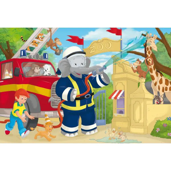 Schmidt Spiele Benjamin Blümchen: Immer im Einsatz, 3x48-teiliges Kinderpuzzle Kostenloser Versand international