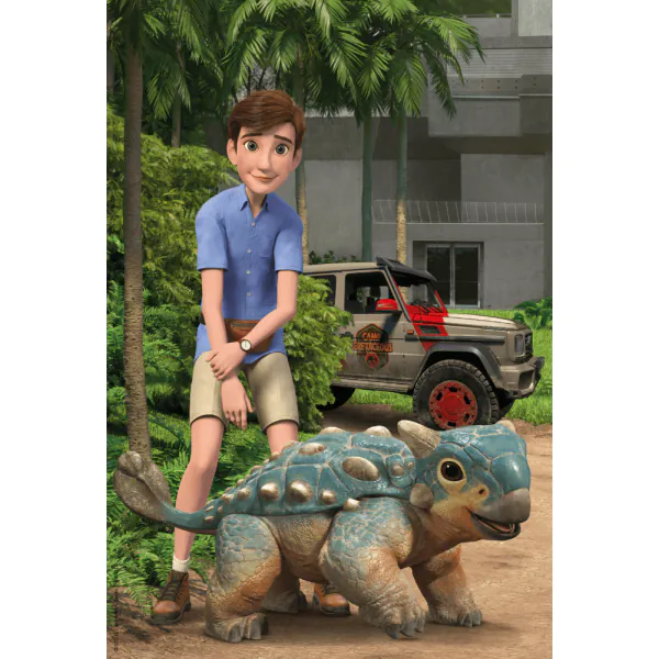 Schmidt Spiele Jurassic World: Camp Cretaceous - Abenteuer auf Isla Nublar, 3x48 Teile Kinderpuzzle Im Verkauf