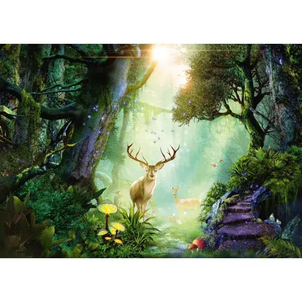 Schmidt Spiele Georgia Fellenberg: Rehe im Wald, 1.000 Teile Puzzle Online