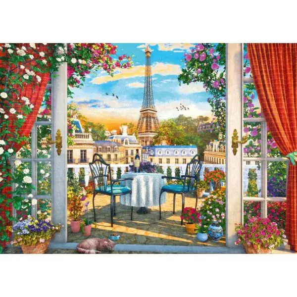 Schmidt Spiele Terrasse in Paris, 1.000 Teile Puzzle im Angebot