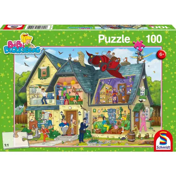 Schmidt Spiele Bibi Blocksberg: Bei Blocksbergs ist was los!, 100 Teile Kinderpuzzle Sonderangebot