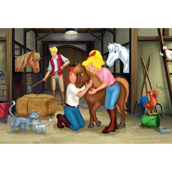 Schmidt Spiele Bibi & Tina: Puzzle-Box im Metallkoffer mit 4 Kinderpuzzles (2 x 100 und 2 x 150 Teile) Großer Ausverkauf