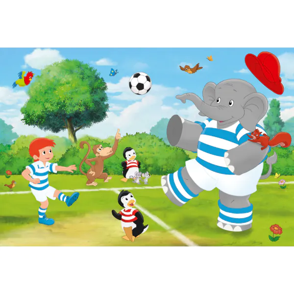 Schmidt Spiele Benjamin Blümchen: Sport und Spiel mit Törööö!, 3x48 Teile Kinderpuzzle Online Shopping