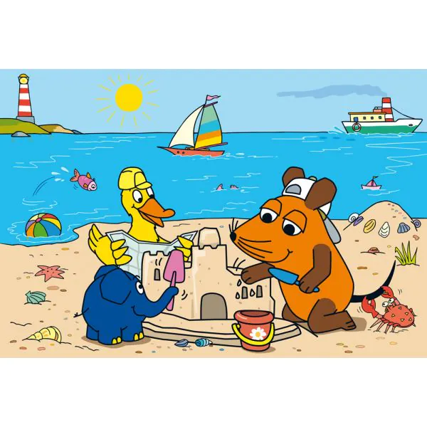 Schmidt Spiele Die Maus: Gute Freunde, 3x24-teiliges Kinderpuzzle Muttertagsangebot