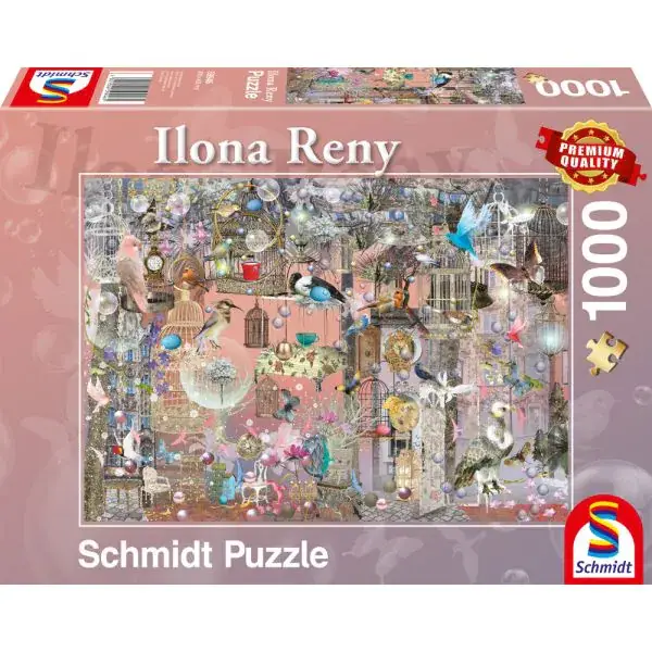 Schmidt Spiele Ilona Reny: Schönheit in Rosé, 1.000 Teile Puzzle Valentinstagsangebot