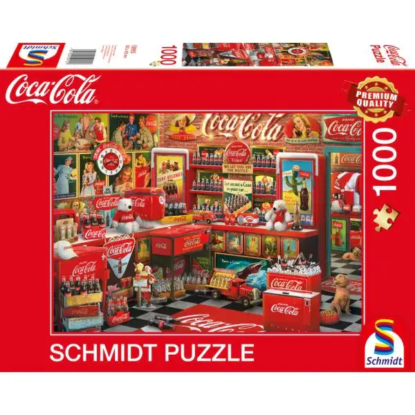 Schmidt Spiele Coca Cola: Nostalgie, 1.000 Teile Puzzle