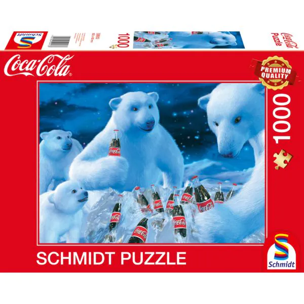 Schmidt Spiele Coca Cola: Polarbären, 1.000 Teile Puzzle Top Angebot