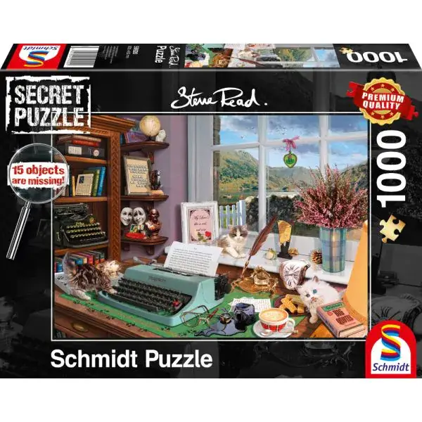 Schmidt Spiele Steve Read: Secret Puzzles - Am Schreibtisch, 1.000 Teile Puzzle Neueste Mode