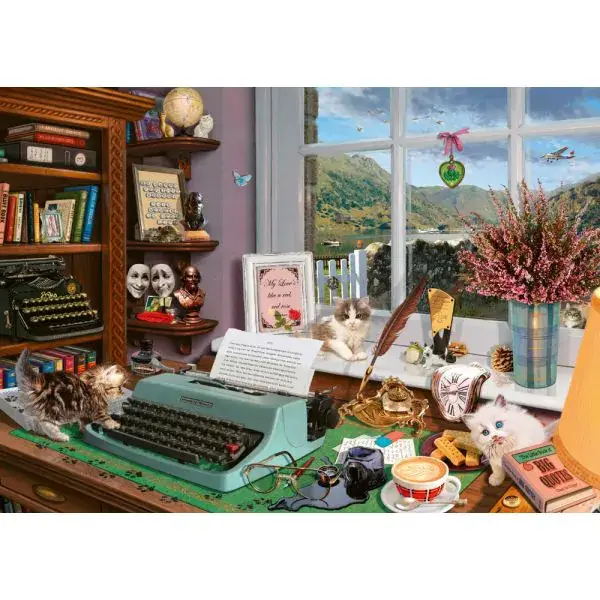 Schmidt Spiele Steve Read: Secret Puzzles - Am Schreibtisch, 1.000 Teile Puzzle Neueste Mode