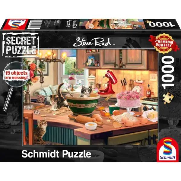 Schmidt Spiele Steve Read: Secret Puzzles - Am Küchentisch, 1.000 Teile Puzzle Online Outlet
