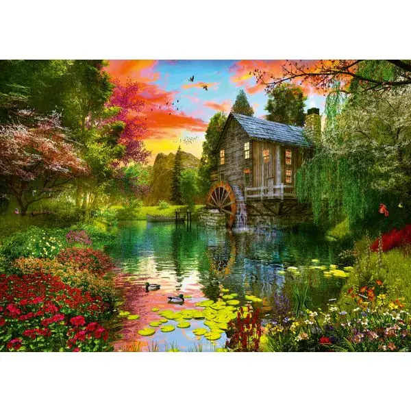 Schmidt Spiele Die Wassermühle, 1.000 Teile Puzzle Sonderangebote