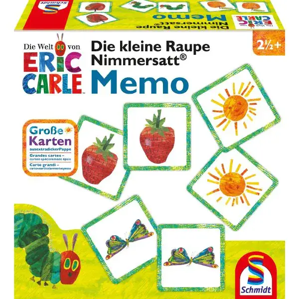Schmidt Spiele Die kleine Raupe Nimmersatt - Memo Begrenzte Freigabe
