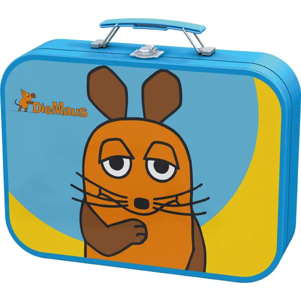 Schmidt Spiele Puzzle-Box: Die Maus im Metallkoffer mit 4 Kinderpuzzles (2 x 26 und 2 x 48 Teile) Letzter Tag