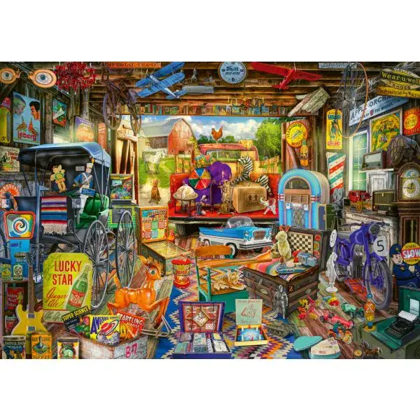 Schmidt Spiele Garagen-Flohmarkt, 500 Teile Puzzle Bis zu 50% Rabatt