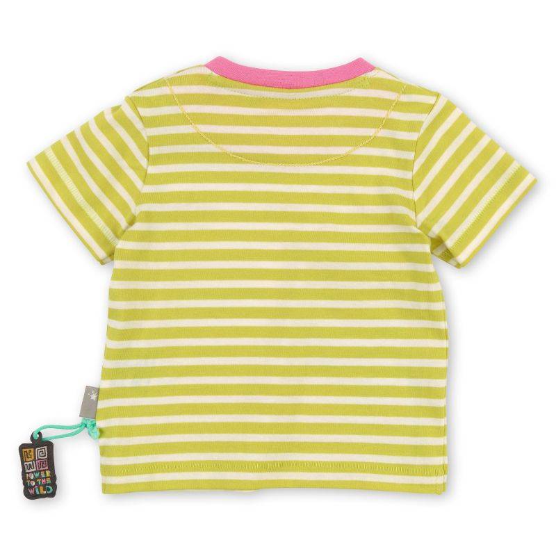 Sigikid Baby T-Shirt geringelt mit Krokodil Motiv Osterangebot