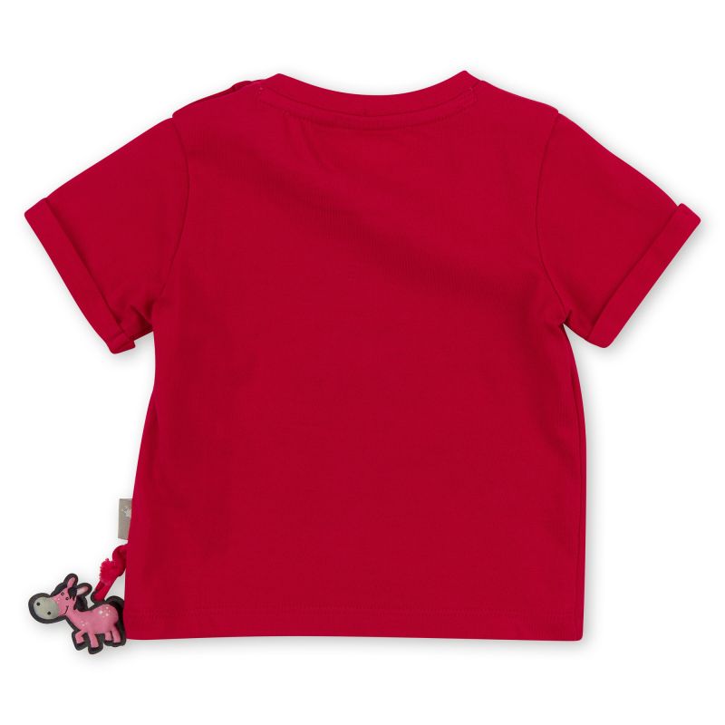 Sigikid Rotes Baby T-Shirt mit Märchenkutsche Motiv Valentinstagsangebot