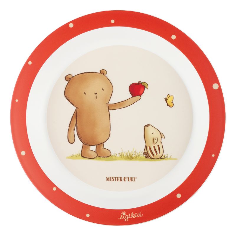 Sigikid Kinder Geschirr-Set Mister O'Lui Biberbär, rPET Zeitlich begrenztes Angebot
