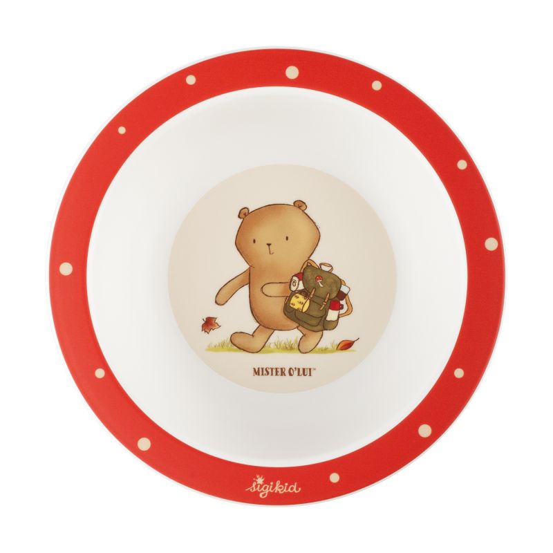 Sigikid Kinder Geschirr-Set Mister O'Lui Biberbär, rPET Zeitlich begrenztes Angebot