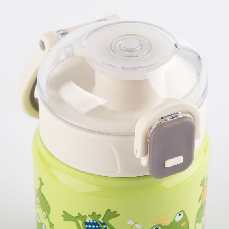 Sigikid Kinder Set 400 ml Edelstahl-Trinkflasche und Brotbox, Frosch Zeitbegrenzte Promotion