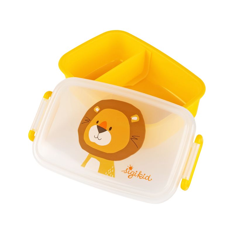 Sigikid Kinder Set 250 ml Edelstahl-Trinkflasche und Brotbox, Löwe Bis zu 50% Rabatt