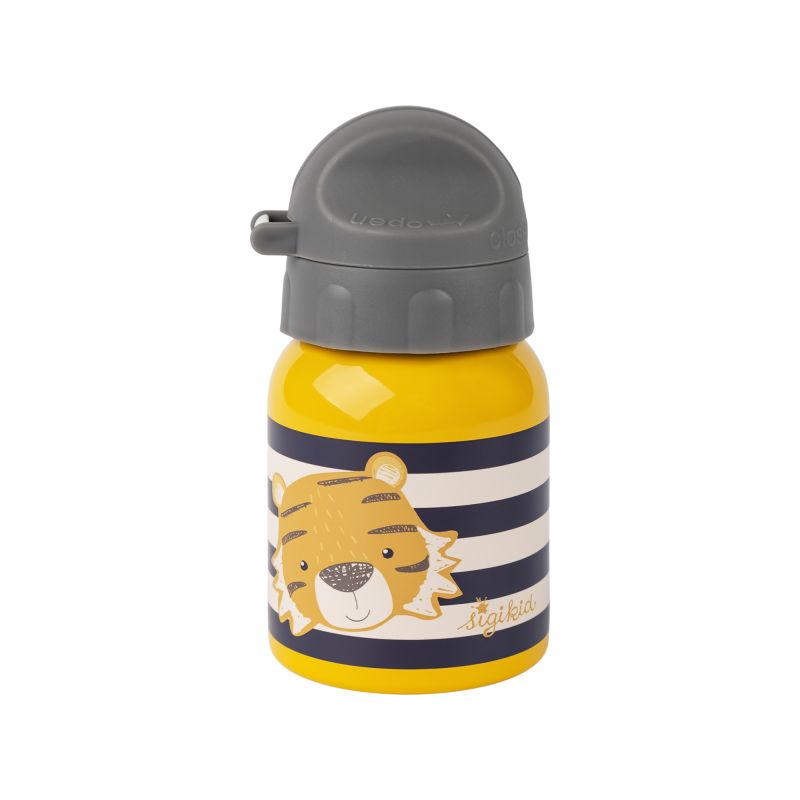 Sigikid Kinder Set 250 ml Edelstahl-Trinkflasche und Brotbox, Tiger Bis zu 60% Rabatt