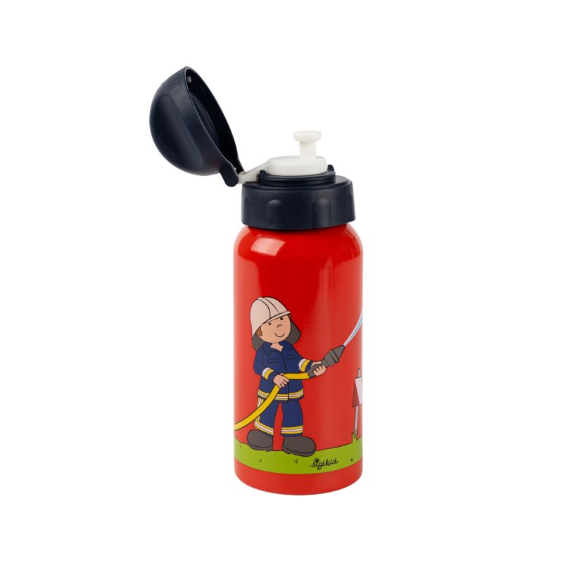 Sigikid Kinder Edelstahl-Trinkflasche Feuerwehrmann Frido Firefighter Vierteljährliche Förderung