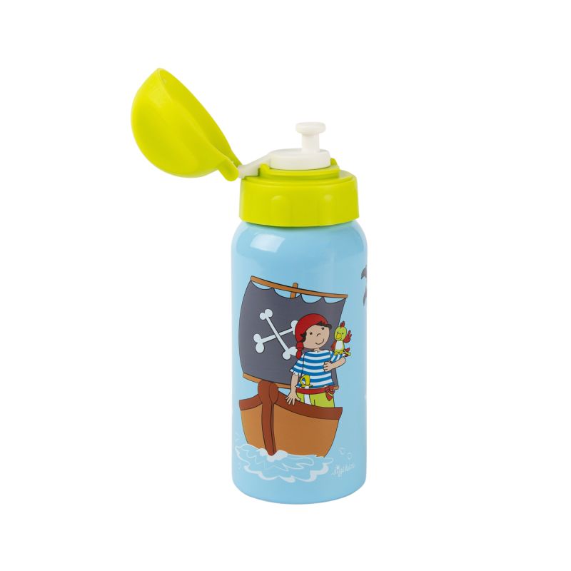 Sigikid Kinder Edelstahl-Trinkflasche Pirat Sammy Samoa Nur noch ein Tag übrig