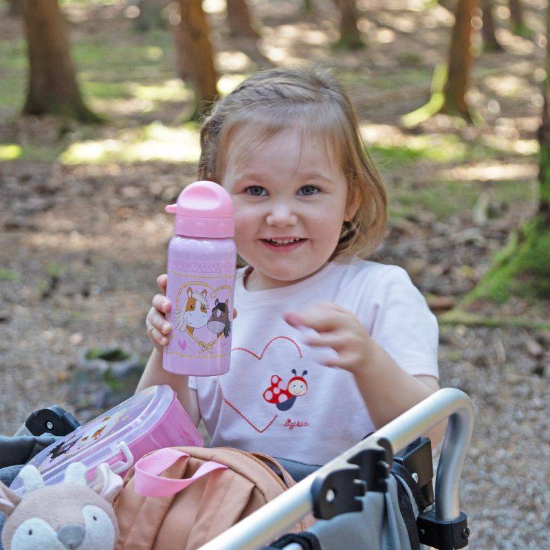 Sigikid Kinder Edelstahl-Trinkflasche Pony Love Kostenloser Versand international