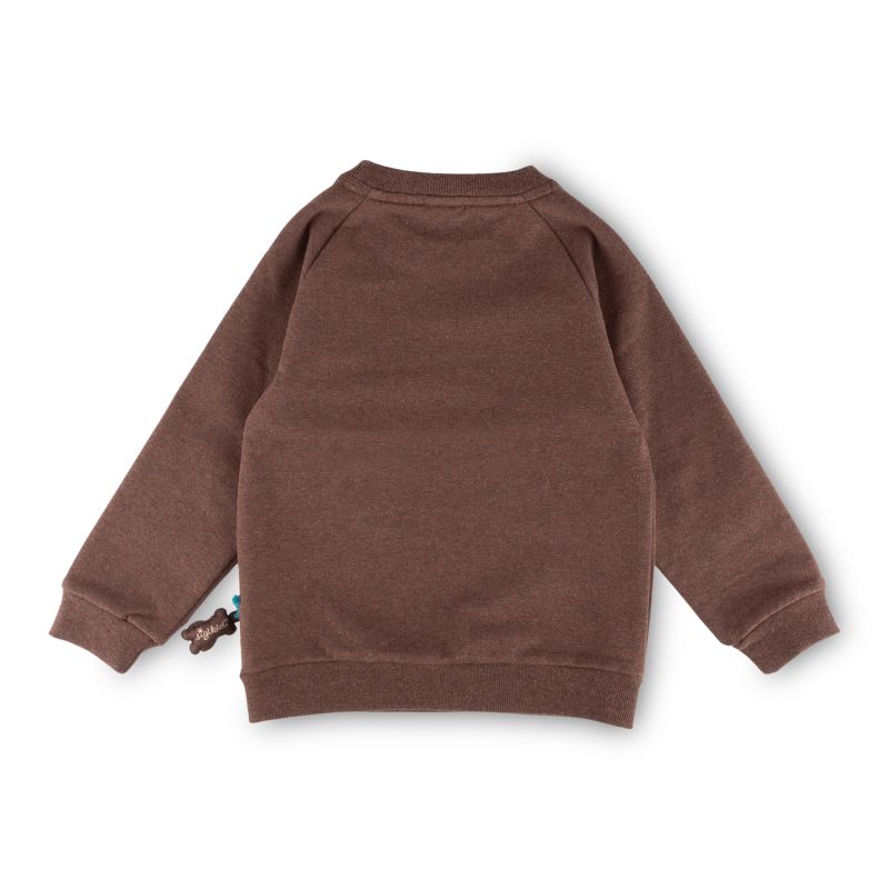 Sigikid Kinder Sweatshirt Bär, dunkelbraun Tägliche Deals