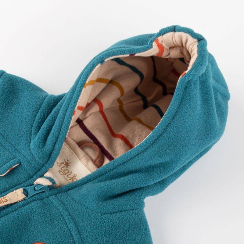 Sigikid Baby Fleeceoverall Bär mit Kapuze, grün Riesige Ersparnisse