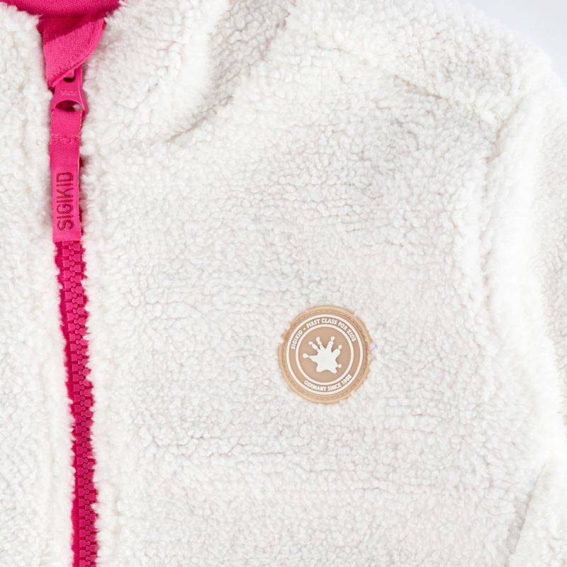 Sigikid Kinder Teddyjacke Crazy Lama, weiß Tiefpreis