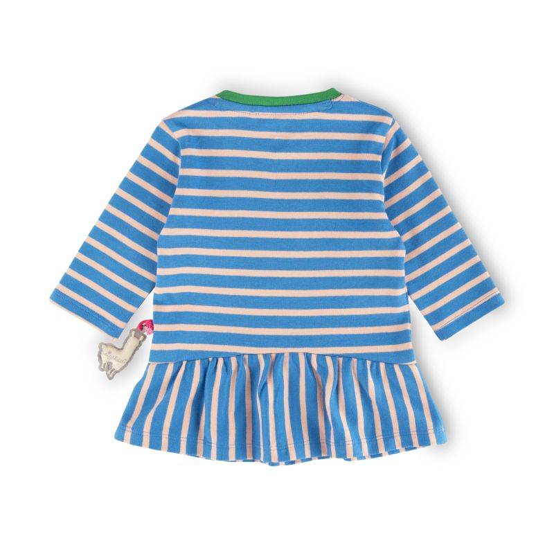 Sigikid Baby Kleid Crazy Lama, blau gestreift Wochenangebot