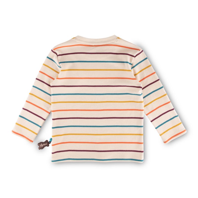 Sigikid Kinder Langarmshirt, bunt gestreift Kostenlose Rückgabe