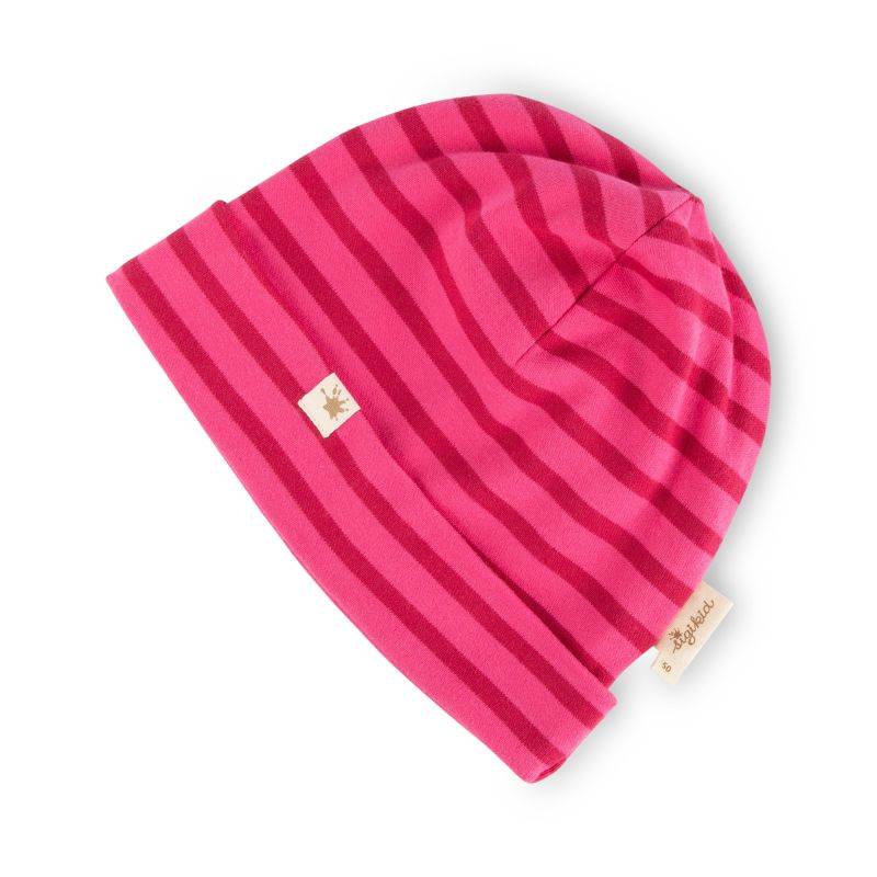Sigikid Kinder Beanie, pink gestreift Begrenzte Freigabe